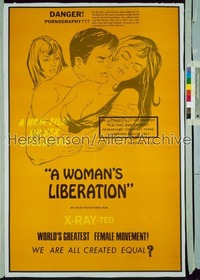 WOMAN'S LIBERATION 1sh '60s