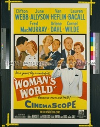 WOMAN'S WORLD ('54) 1sh '54