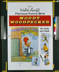 WOODY WOODPECKER ('50s) 1sh '50