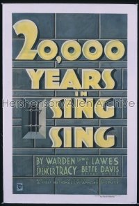 20,000 YEARS IN SING SING 1sh '32
