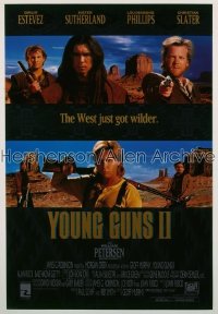 YOUNG GUNS II int'l 1sh '90