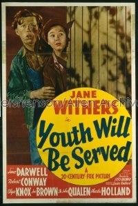 YOUTH WILL BE SERVED 1sh '40