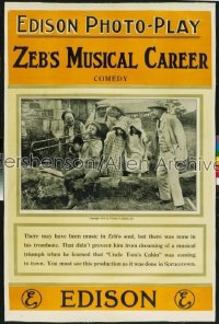 ZEB'S MUSICAL CAREER 1sh '13