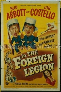 ABBOTT & COSTELLO IN THE FOREIGN LEGION 1sh '50