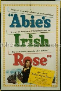 ABIE'S IRISH ROSE ('46) 1sh '46