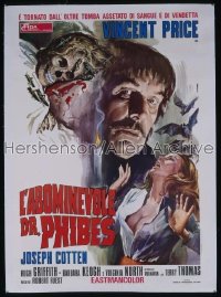 ABOMINABLE DR. PHIBES Italian 1p '71