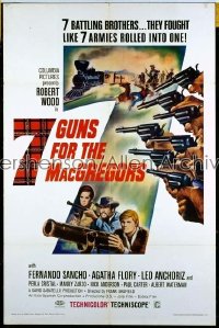 7 GUNS FOR THE MACGREGORS 1sh '65