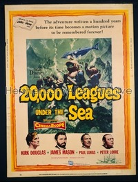 20,000 LEAGUES UNDER THE SEA ('55) 30x40 '55