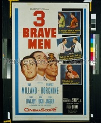 3 BRAVE MEN 1sh '57