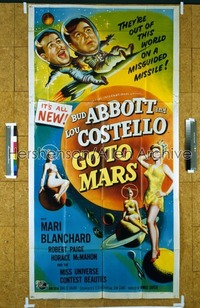 ABBOTT & COSTELLO GO TO MARS 3sh '53