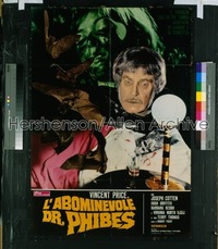 ABOMINABLE DR. PHIBES Italian photobusta '71