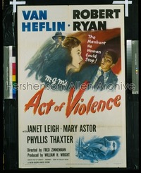 ACT OF VIOLENCE 1sh '49