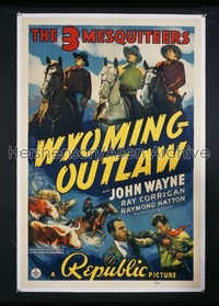 WYOMING OUTLAW 1sh '39