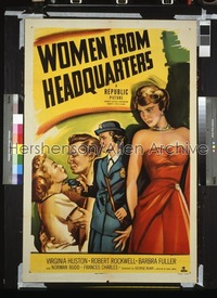 WOMEN FROM HEADQUARTERS 1sh '50