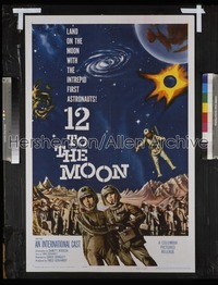 12 TO THE MOON 1sh '60