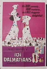 ONE HUNDRED & ONE DALMATIANS R72 1sheet