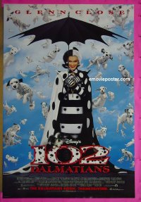 #2104 102 DALMATIANS DS advance 1sh 00 Disney