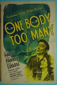 #5269 1 BODY TOO MANY 1sh '44 Bela Lugosi
