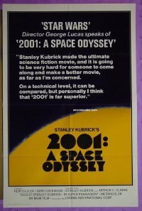 #3008 2001 A SPACE ODYSSEY 1sh R78 Kubrick