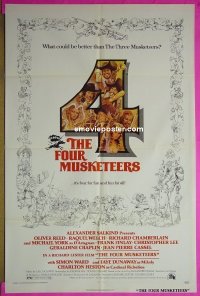 #7041 4 MUSKETEERS 1sh '75 Raquel Welch