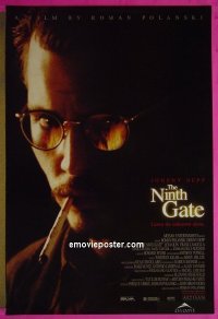 #2145 9th GATE DS 1sh '99 Johnny Depp 