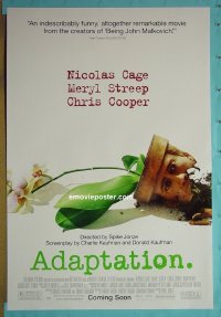 #2117 ADAPTATION DS advance 1sh 2002 Cage