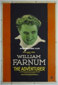 #2258 ADVENTURER linen 1sh '20 William Farnum 