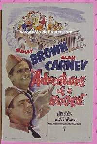 #432 ADVENTURES OF A ROOKIE 1sh '43 Brown 