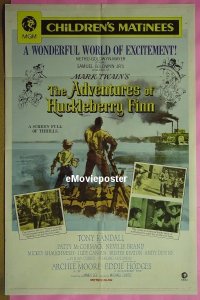 #0115 ADVENTURES OF HUCKLEBERRY FINN 1sh R70 