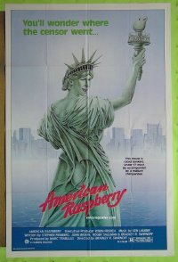 r054 AMERICAN RASPBERRY one-sheet movie poster '77 screwball!