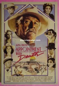 r075 APPOINTMENT WITH DEATH one-sheet movie poster '88 Agatha Christie
