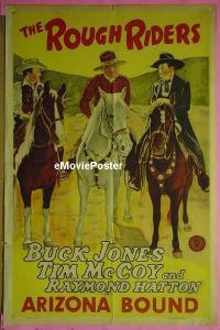 #052 ARIZONA BOUND 1sh '41 Buck Jones 