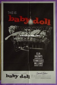 #8918 BABY DOLL signed 1sh R70 sex classic!