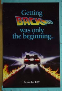 #2160 BACK TO THE FUTURE 2 DS teaser 1sh '89