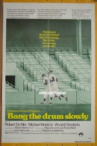 #0230 BANG THE DRUM SLOWLY 1sh '73 baseball! 