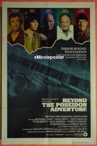 r176 BEYOND THE POSEIDON ADVENTURE 1sh movie poster '79 Caine, Field