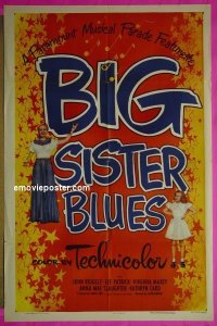 #8951 BIG SISTER BLUES 1shR52 Ridgely,Patrick 