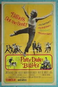 #7234 BILLIE 1sh 65 Patty Duke, Backus, Greer