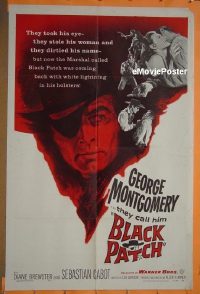 #3147 BLACK PATCH 1sh '57 George Montgomery