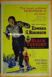 #0360 BLACK TUESDAY 1sh '55 Robinson, Graves 