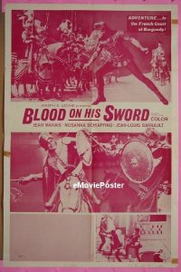 #0372 BLOOD ON HIS SWORD 1sh '61 Marais 