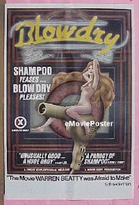 #223 BLOW DRY 1sh '77 X-rated 