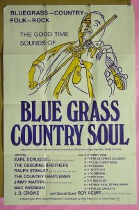 #090 BLUE GRASS COUNTRY SOUL 1sh '60s Scruggs 