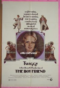 #114 BOY FRIEND 1sh '71 Twiggy 
