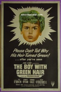 #8990 BOY WITH GREEN HAIR 1sh '48 Losey 