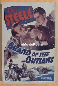 #116 BRAND OF THE OUTLAWS 1sh R46 Bob Steele 