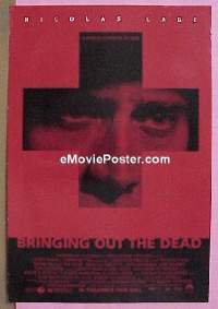#141 BRINGING OUT THE DEAD 2-sided adv 1sh'99 