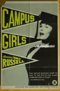 #2023 CAMPUS GIRLS 1sh '72 Tina Russell 
