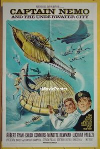 #142 CAPTAIN NEMO & THE UNDERWATER CITY 1sh 