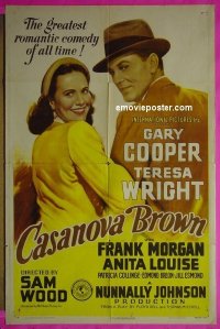 #9033 CASANOVA BROWN 1sh '44 Gary Cooper 